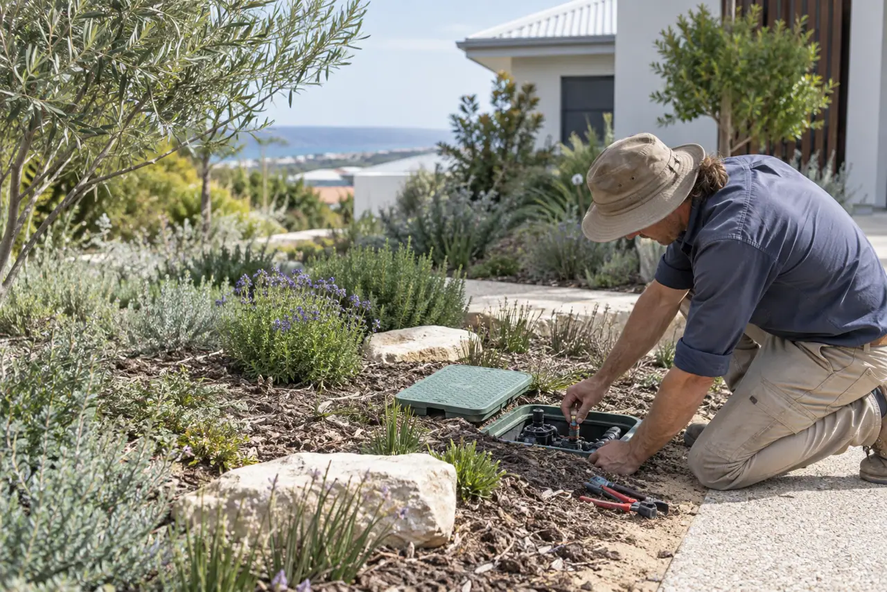Reticulation assessment and upgrades in a sandy northern coastal Perth garden